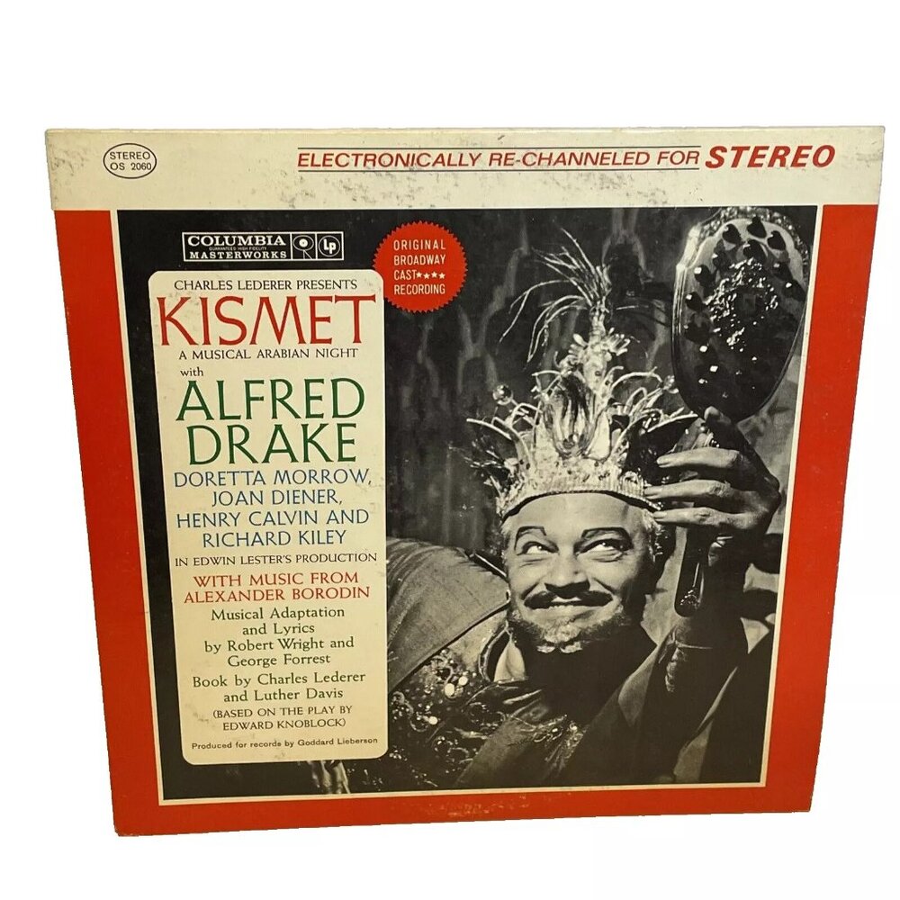Alfred Drake Kismet (Vinyl, 1954) Columbia Masterworks OS 2060 VG+ LP Record